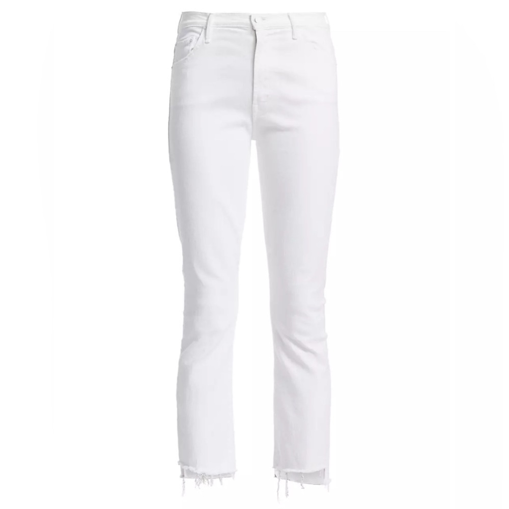 MOTHER The Insider Crop Step Fray Jeans